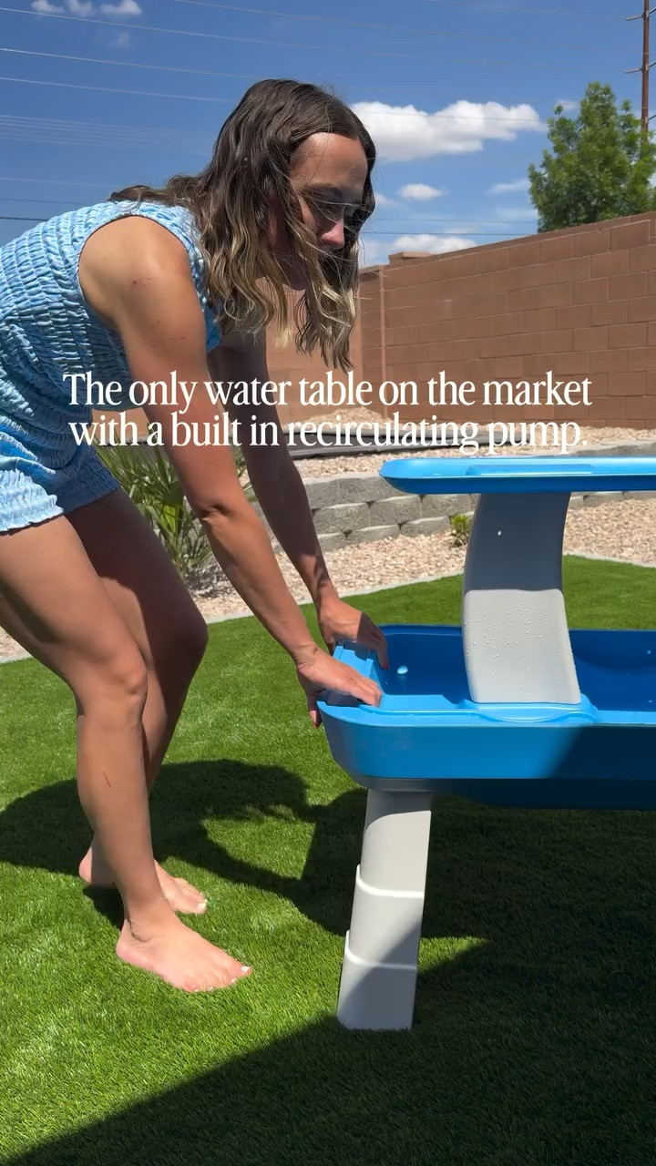 This is the only recirculating water table on the market and if you wait…there’s a good chance they’ll sell out again!😅 #toytestingsisters