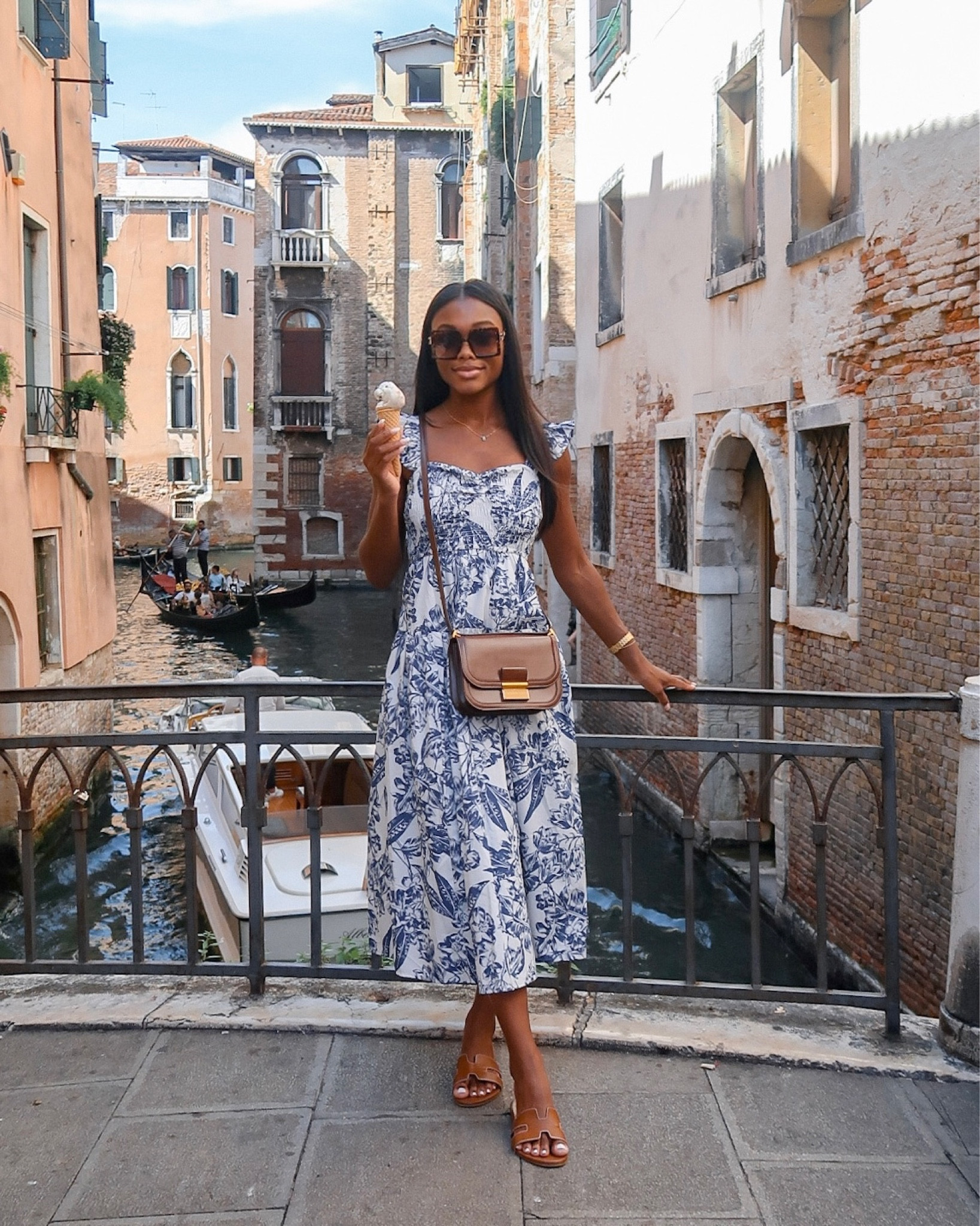 Blue floral dress, Italy outfit, Abercrombie style 

#LTKstyletip #LTKtravel #LTKunder100