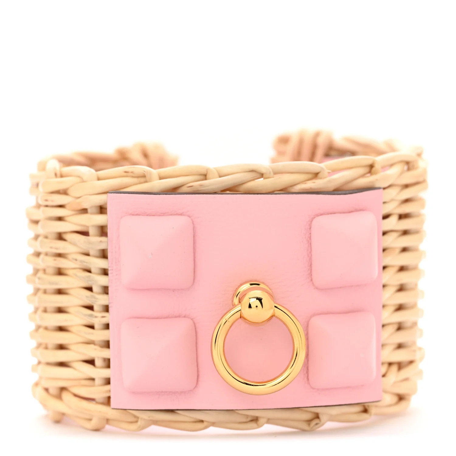 Wicker Swift Medor Picnic Cuff Bracelet T2 Rose Sakura | FASHIONPHILE (US)