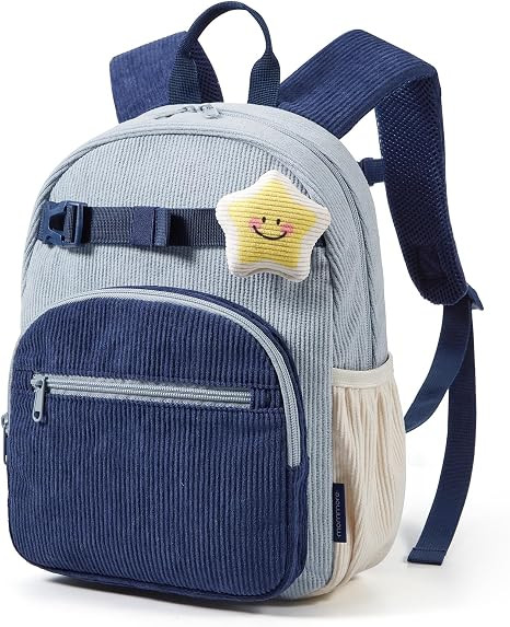 mommore Corduroy Toddler Backpack for Boys 2-4 | Amazon (US)
