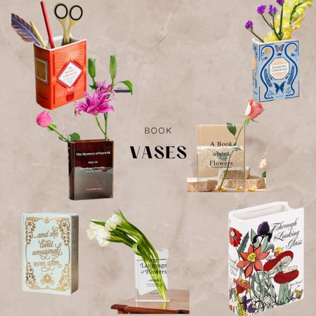 The most charming book vases for bibliophiles 📚💐

#LTKSeasonal #LTKhome #LTKunder50
