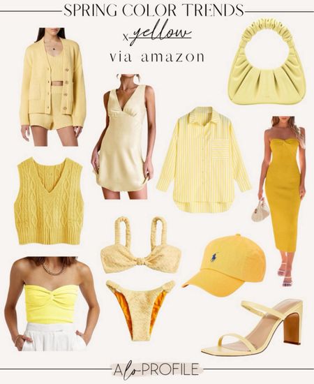 Spring + Summer Color Trends : yellow 🍋💛🌻spring fashion, Amazon finds, Amazon fashion, Amazon spring fashion, Amazon spring staples, spring wardrobe, spring color trends, spring outfit

#LTKStyleTip #LTKFindsUnder50