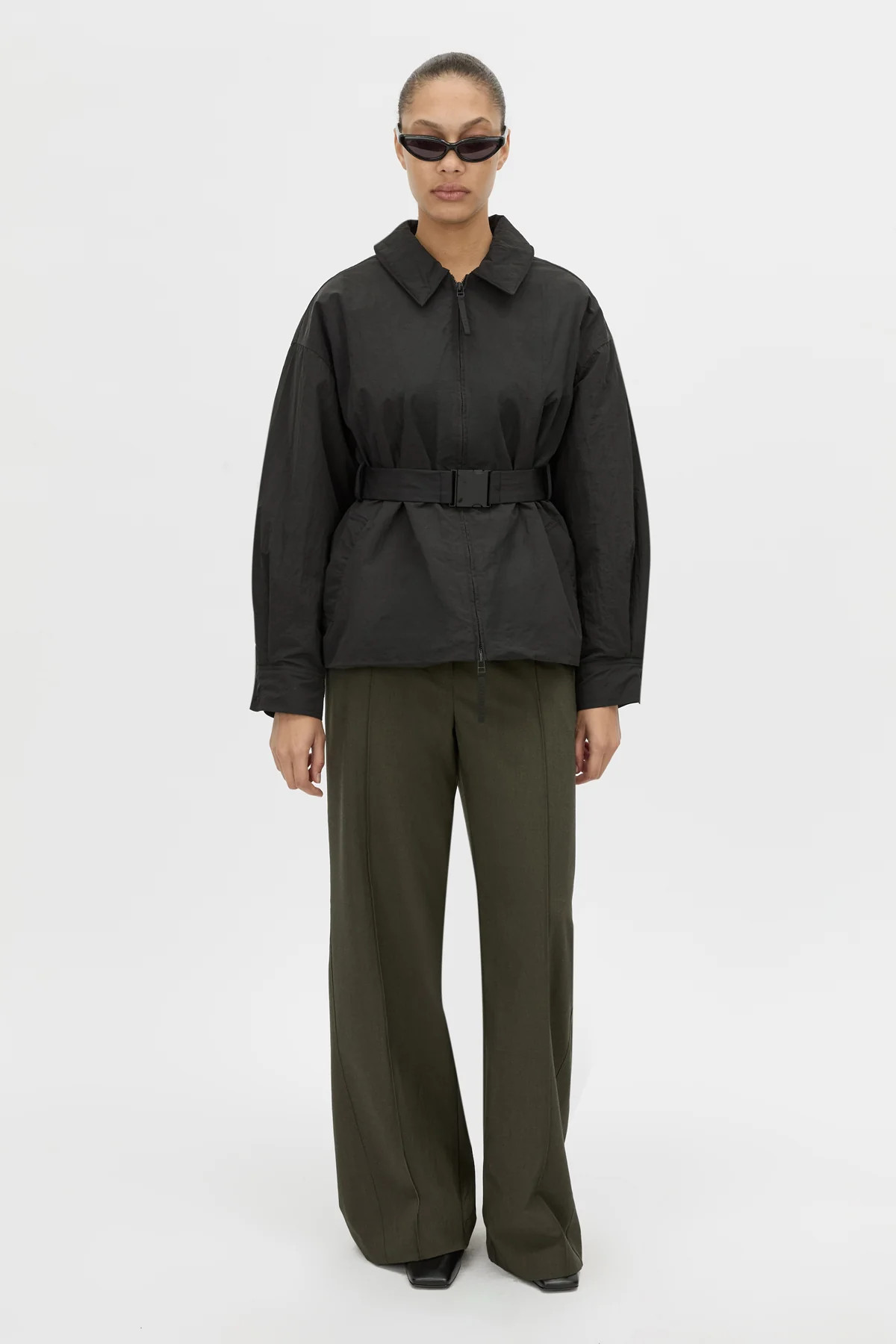 Manon Padded Belted Jacket in Black - CAMILLA AND MARC\u00ae C&M | CAMILLA AND MARC (ANZ)