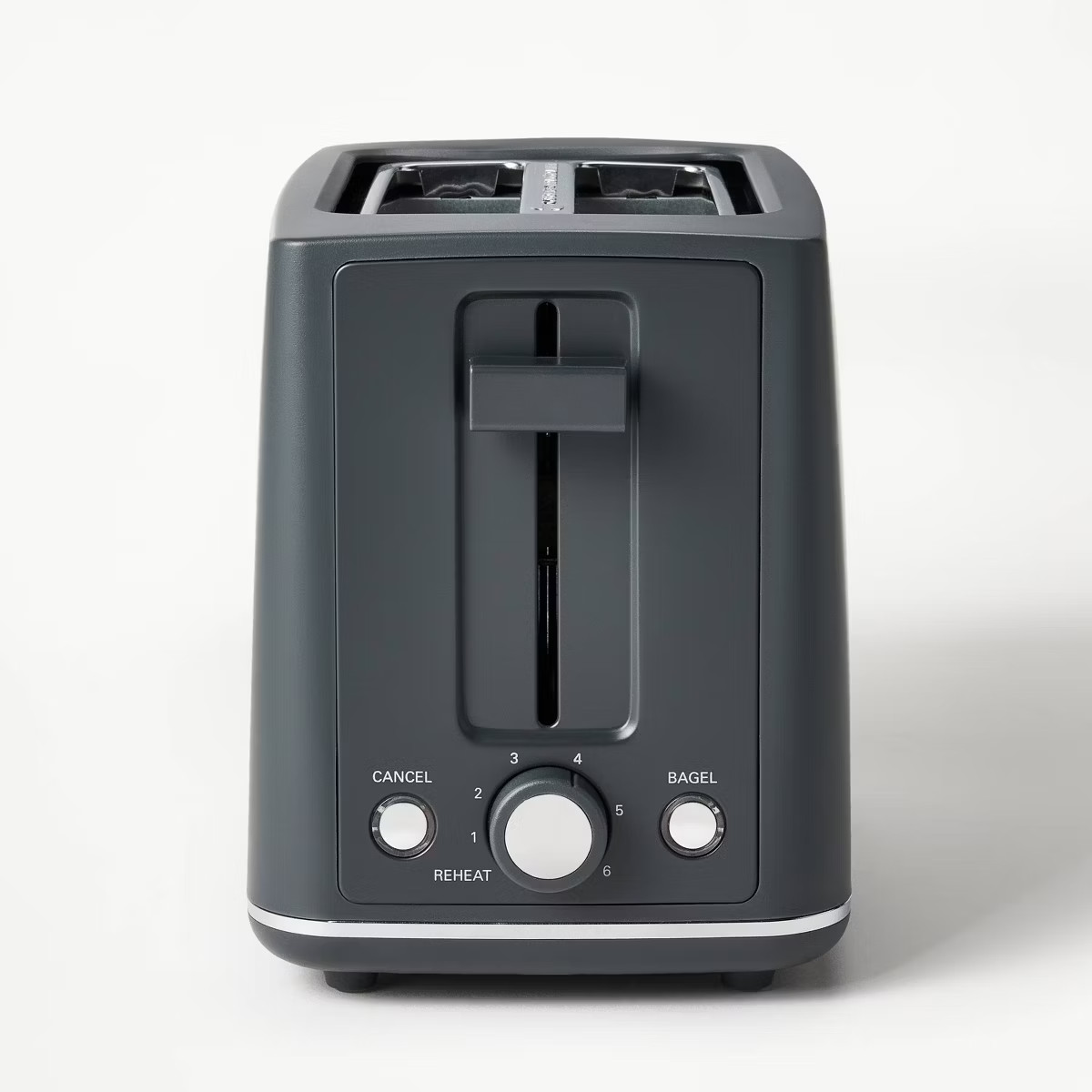 2 Slice Toaster with Thin Chrome Band Gray - Figmint™ | Target