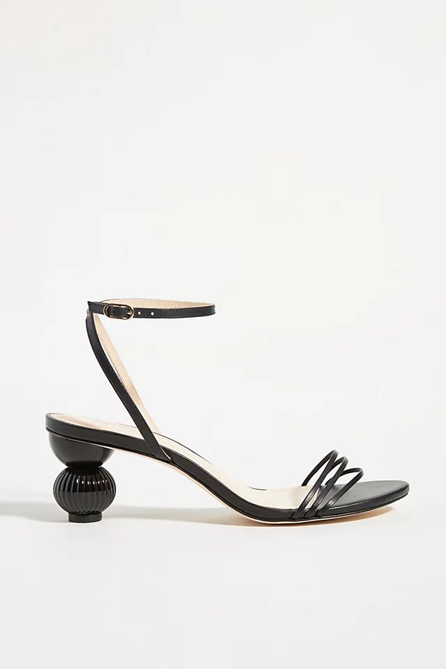 Guilhermina Sculptural Heeled Sandals | Anthropologie (US)