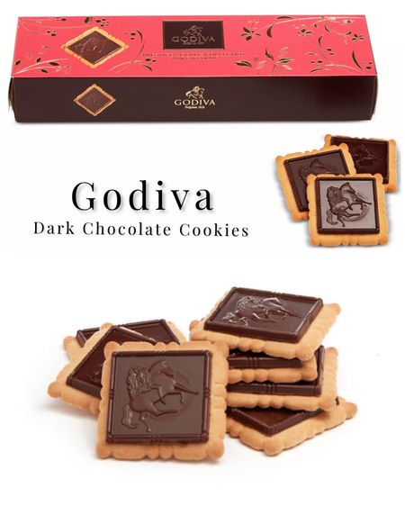 Godiva dark chocolate cookies! They’re not too sweet and taste amazing! One cookie is 45 calories. Love them. $13 a box - macys has them on sale!

Sold at Amazon / Macys / Godiva