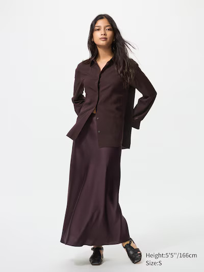 Satin Skirt | UNIQLO (UK)