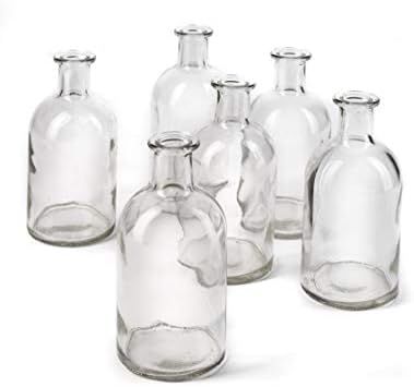 Serene Spaces Living Bud Vases, Apothecary Jars, Decorative Glass Bottles, Centerpiece for Weddin... | Amazon (US)