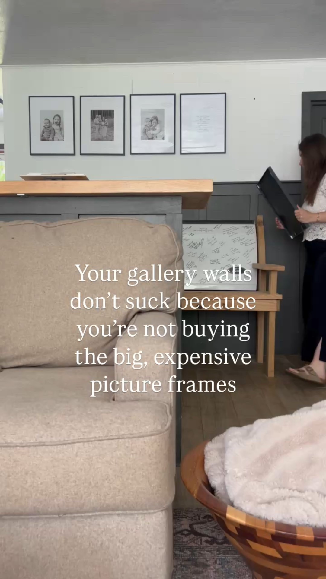 I have different variations of these frames all over our house. 

HEADS UP:
Michaels frames —  usually plastic vs glass but when they’re buy 1, get one FREE, you can’t beat them. Honestly, you can’t even tell the difference and who ever looks that closely? We’re more critical than our guests are! 

Target — All real wood/metal frames with true glass 🙌🏼 An absolute steal for the quality! Watch for a BOGO 50%, too!

#LTKSaleAlert #LTKFamily #LTKHome