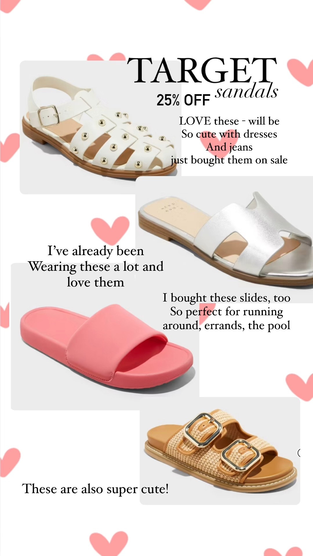 25% off shoes at target 

#LTKFindsUnder50 #LTKWatchNow #LTKSaleAlert