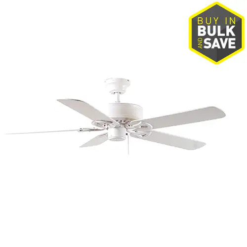 Harbor Breeze Classic 52-in White Indoor Ceiling Fan (5-Blade) | Lowe's