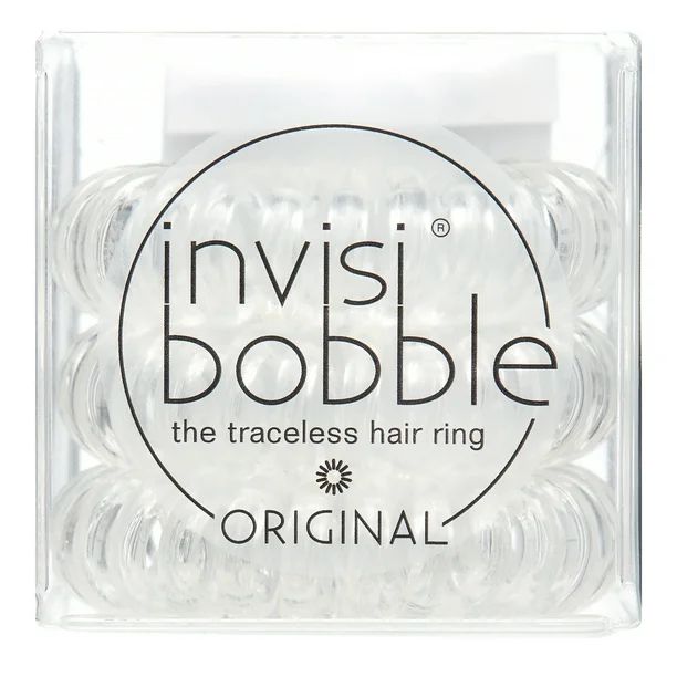 InvisiBobble The Traceless Hair Ring Original- Crystal Clear- 3pk | Walmart (US)