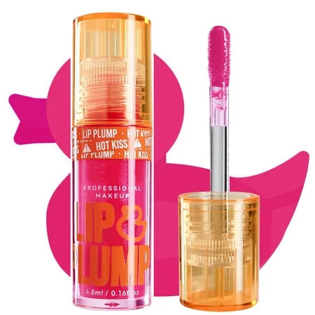 Lipgloss Lip Oil Duck Lip Plumper Gloss High Pigment Plumping Lip Gloss With Spicy Ginger Moisturizing Shiny Vegan Tinted Lip Makeup Suitable For Ladies Girls Dry Lip Care Glitter Purple Pink 04 C9 | Walmart (US)
