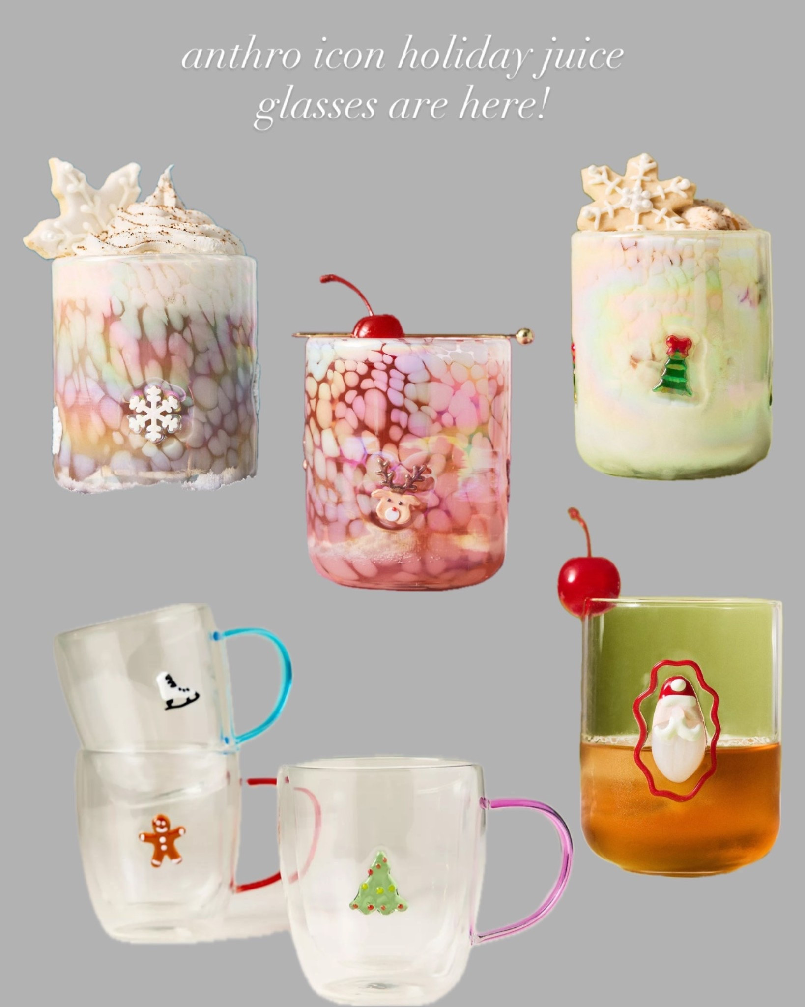 The Anthropologie  holiday icon glasses are here! I can’t decide which is my favorite🎄 a little early, but we are so close to the ber months sooooo #holidayglasses #anthroiconglasses 

#LTKSeasonal #LTKFindsUnder50 #LTKHome