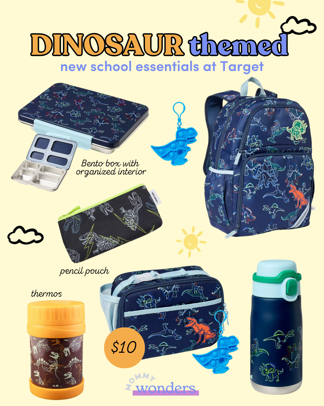 Dinosaur themed school essentials at Target! 

 #LTKSeasonal #LTKFindsUnder50 #LTKKids