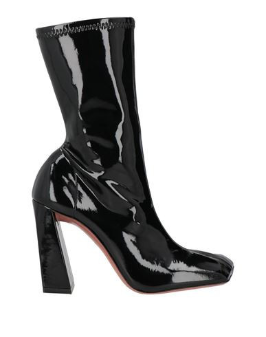Amina Muaddi Woman Ankle boots Black Size 7.5 Textile fibers | YOOX (US)