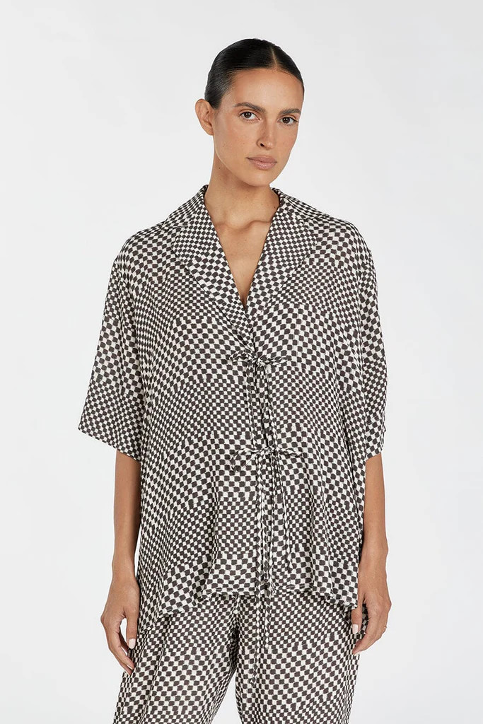 STELLA TIE FRONT SHIRT | DISSH