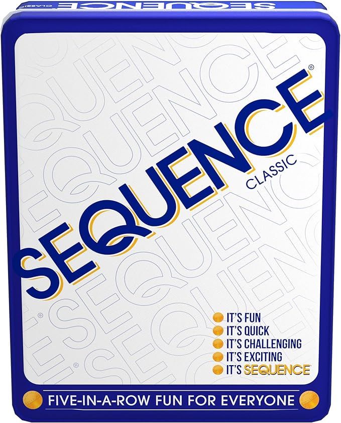 Sequence in a Tin - Five-in-a-Row Fun for Everyone! | Amazon (US)