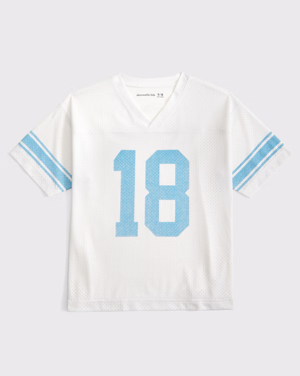 mesh football graphic tee | Abercrombie & Fitch (US)