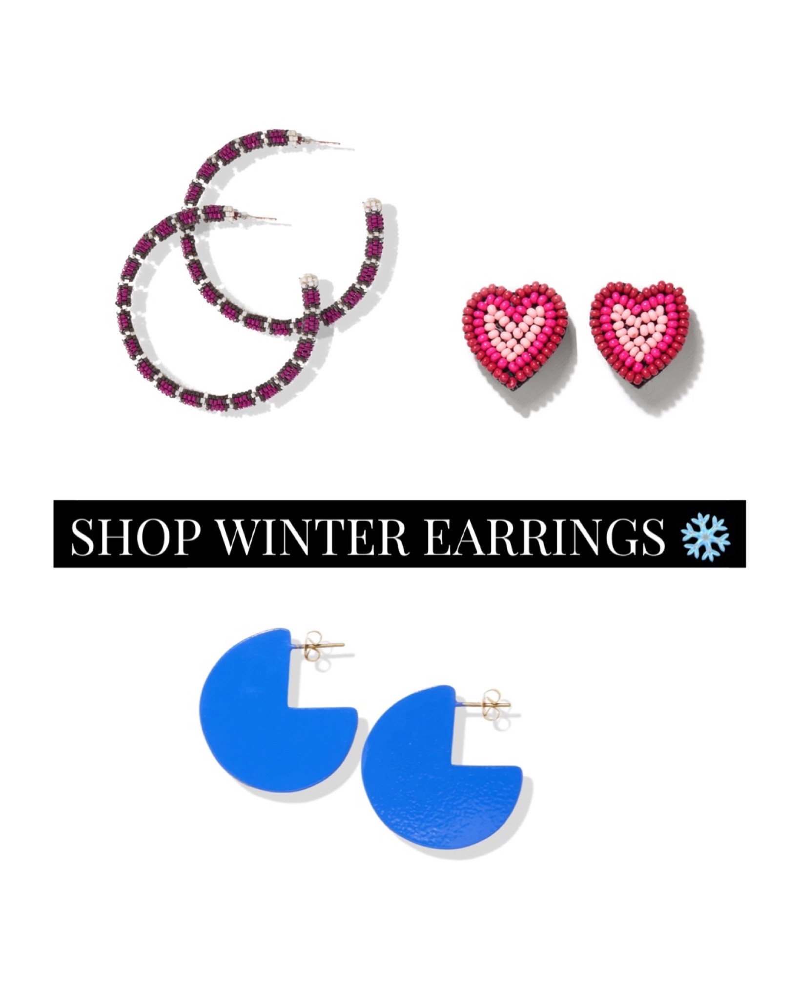 Earring refresh for #hocwinter girls! These are some of my current faves.


#LTKunder50 #LTKstyletip #LTKFind
