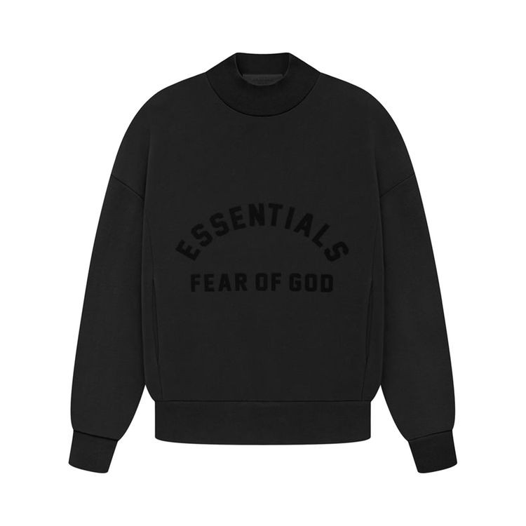 Buy Fear of God Essentials Kids Crewneck 'Black' - 785SP232060K | GOAT | GOAT