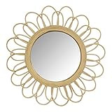 Stratton Home Décor Stratton Home Decor 18.25" Diana Rattan Wall Mirror, Natural | Amazon (US)
