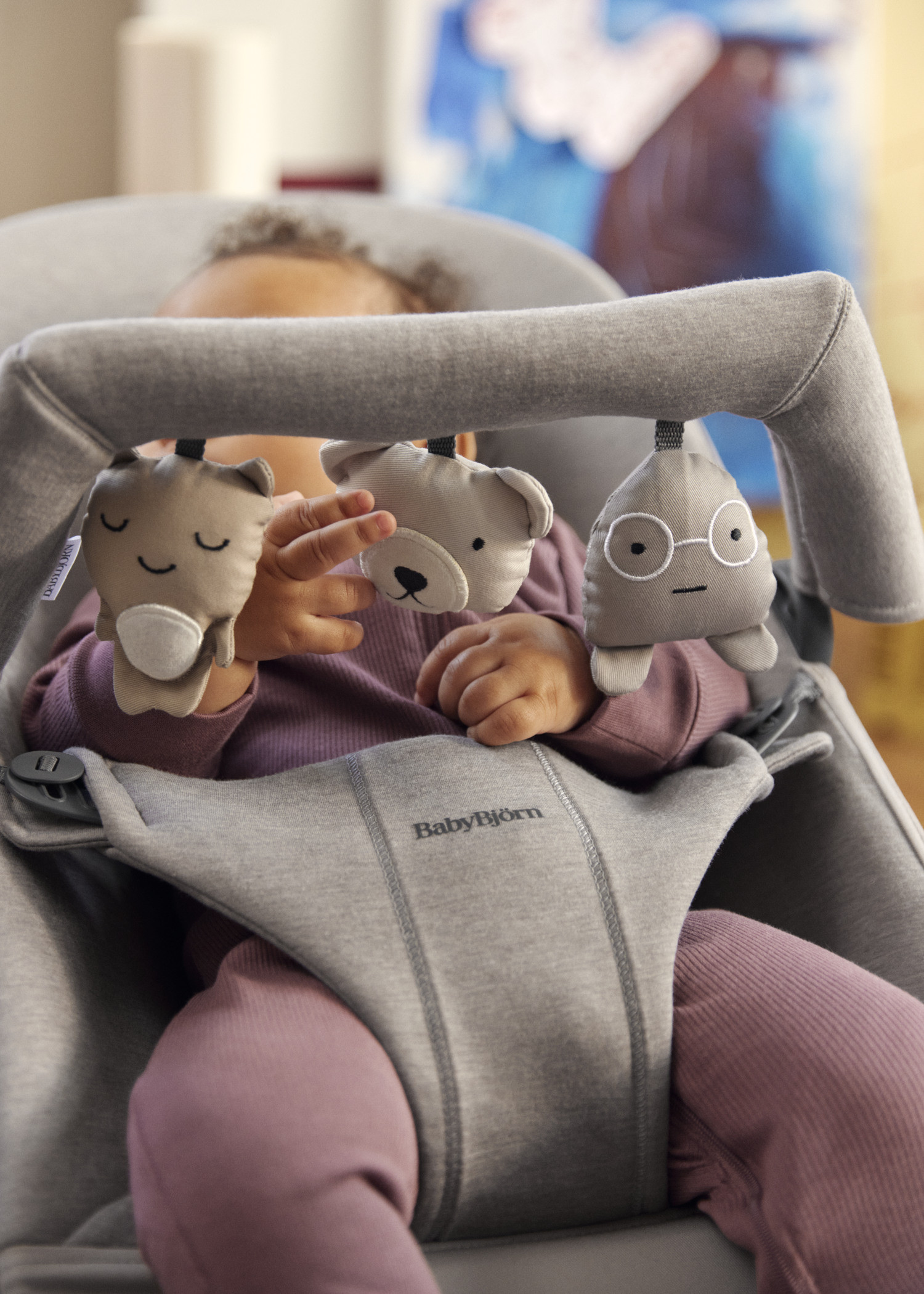 Toy for Bouncer \u2013 Soft friends | BabyBjorn