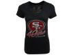 San Francisco 49ers 47 Brand NFL Womens V-Neck Scrum T-Shirt | Hat World / Lids