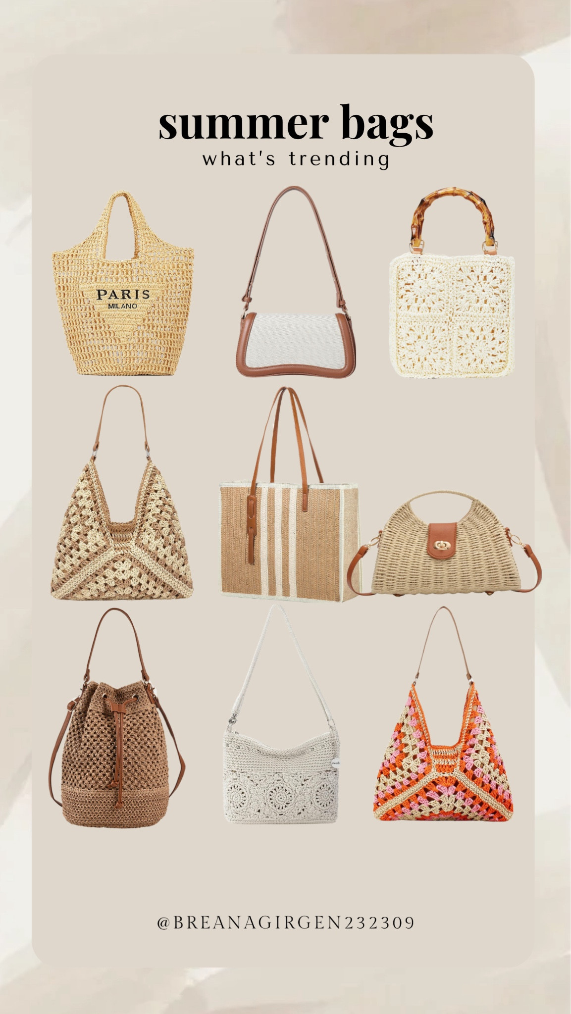 Summer purses that are trending this summer! Loving the crochet trend!





Summer bags, summer purses, shoulder bag, crochet bags

#LTKFindsUnder50 #LTKItBag #LTKFindsUnder100