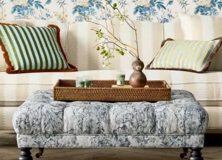 Sanderson x Giles Deacon Regency Aperigon Pillow Cover | Williams-Sonoma