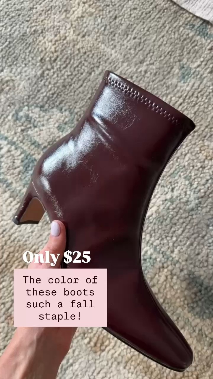 These burgundy booties are on sale for just $25 at Target! Such a chic fall shoe + the color is so good 👏🏼 

Loverly Grey, Target style, Target finds, burgundy boots, ankle boots, fall shoes, fall outfit, affordable shoes, women’s boots