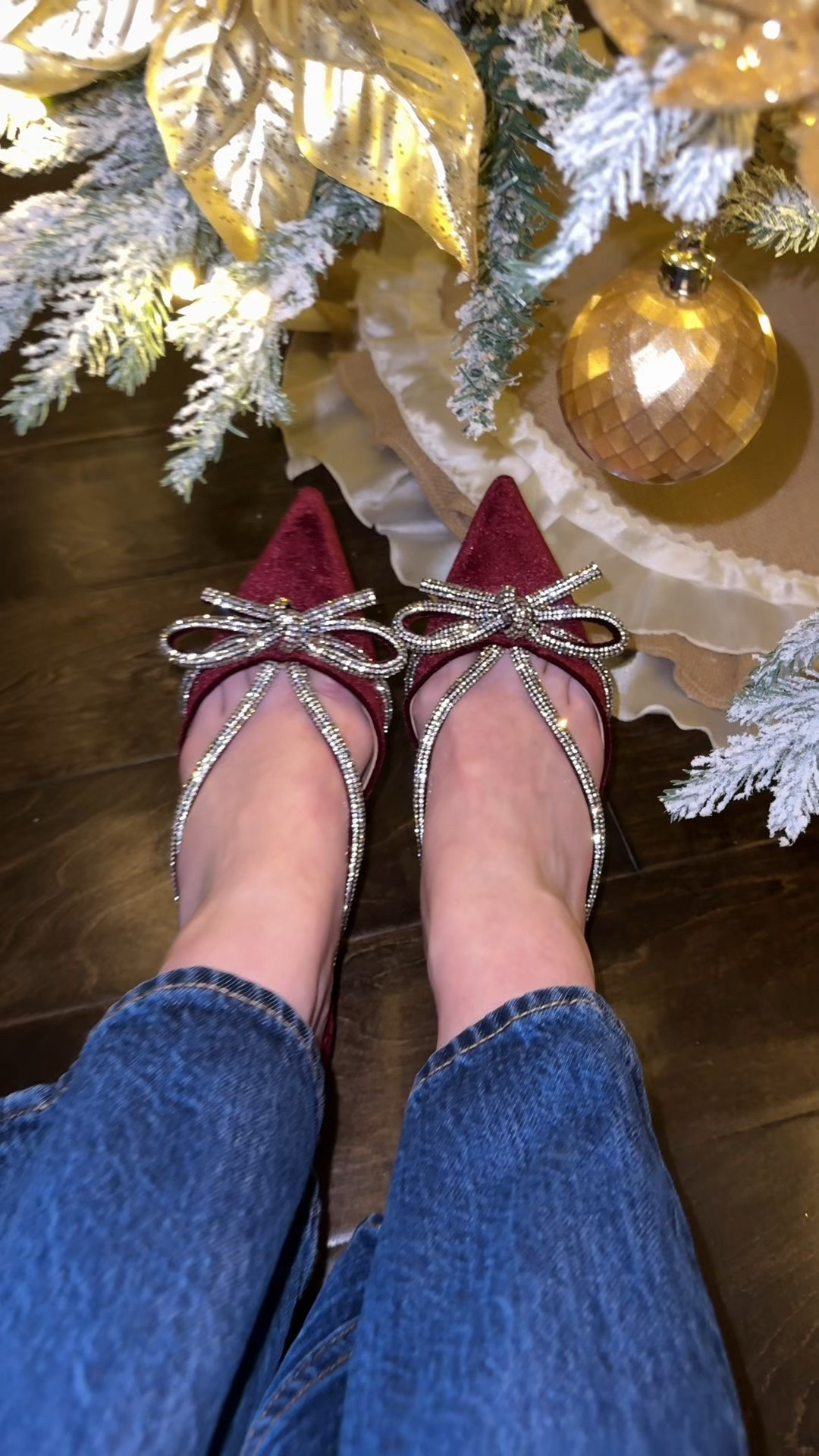 Velvet rhinestone kitten heels, burgundy shoes, holiday shoes

#LTKOver40 #LTKFindsUnder50 #LTKHoliday