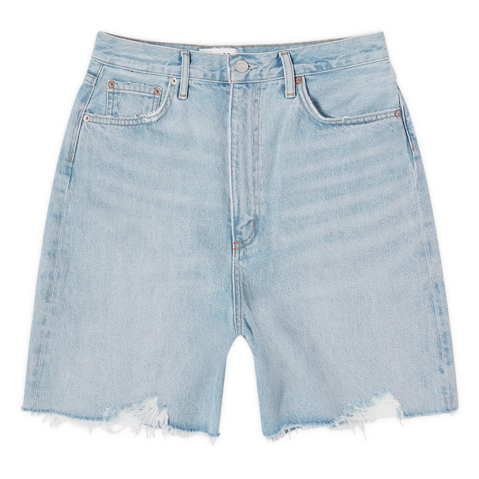 Agolde Women's Stella Denim Shorts in Afreement, Size 27"" | END. Clothing