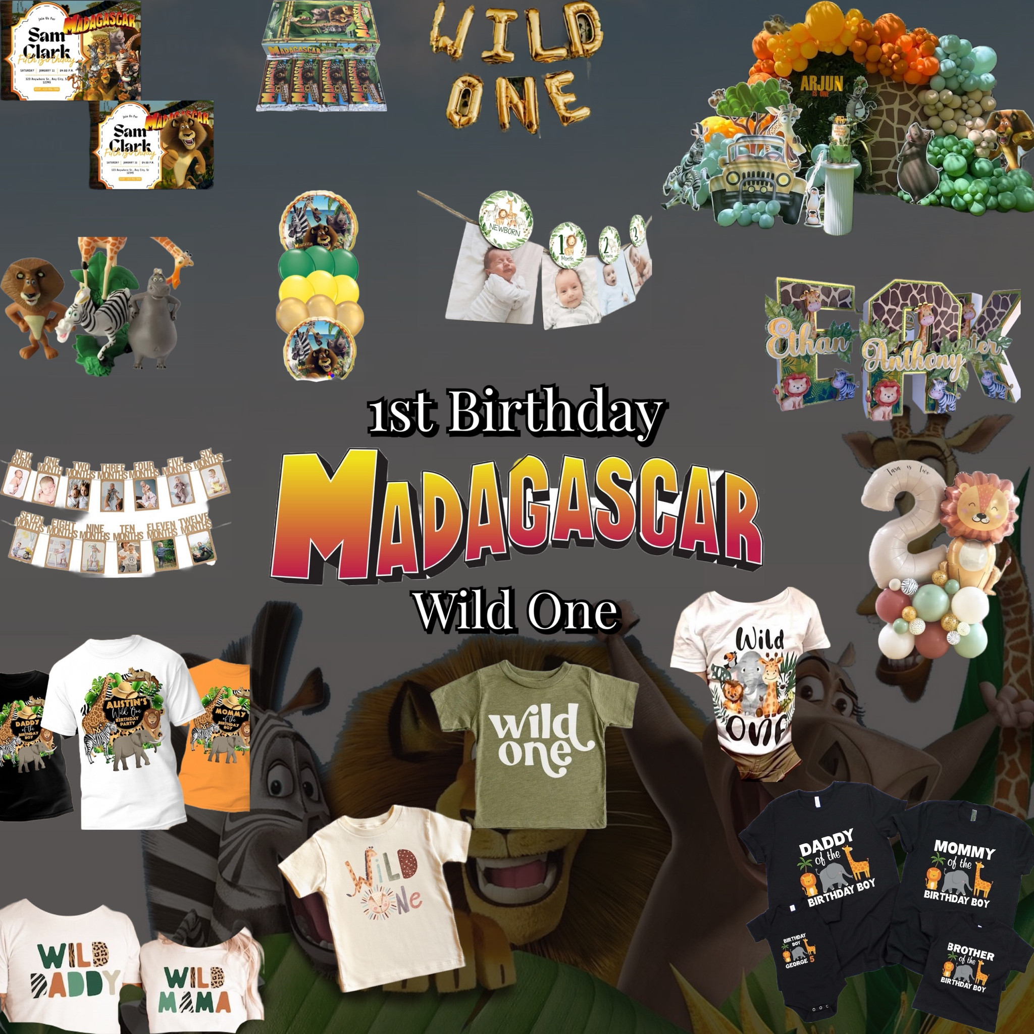 Wild one 🦓 Madagascar first birthday | Universal first birthday 

#LTKfamily #LTKkids #LTKparties