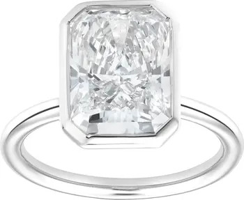 Nerina 14K Gold Radiant Bezel Lab Grown Diamond Solitaire Engagement Ring - 5 Cts | Nordstrom