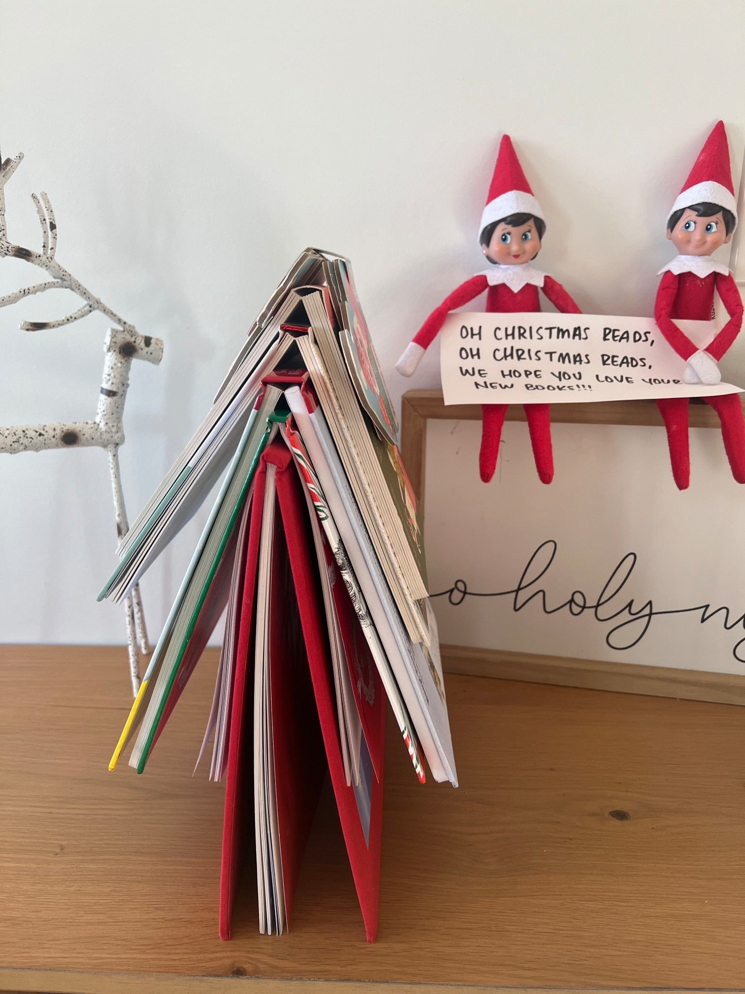 Oh Christmas Reads….

Our elves brought a ‘book tree’! Such a fun way to gift your littles ones with new Christmas books! They instantly wanted to read them all! 

#LTKHoliday #LTKGiftGuide #LTKKids