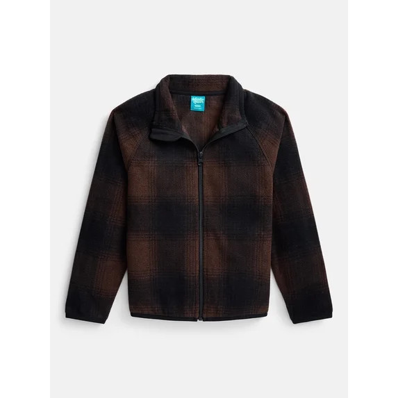 Wonder Nation Boys Microfleece Full Zip Jacket, Sizes 4-18 & Husky | Walmart (US)