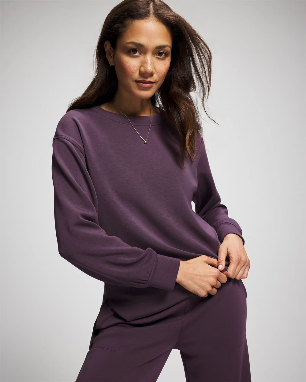 Modern Modal Crewneck Sweatshirt | Soma | SOMA