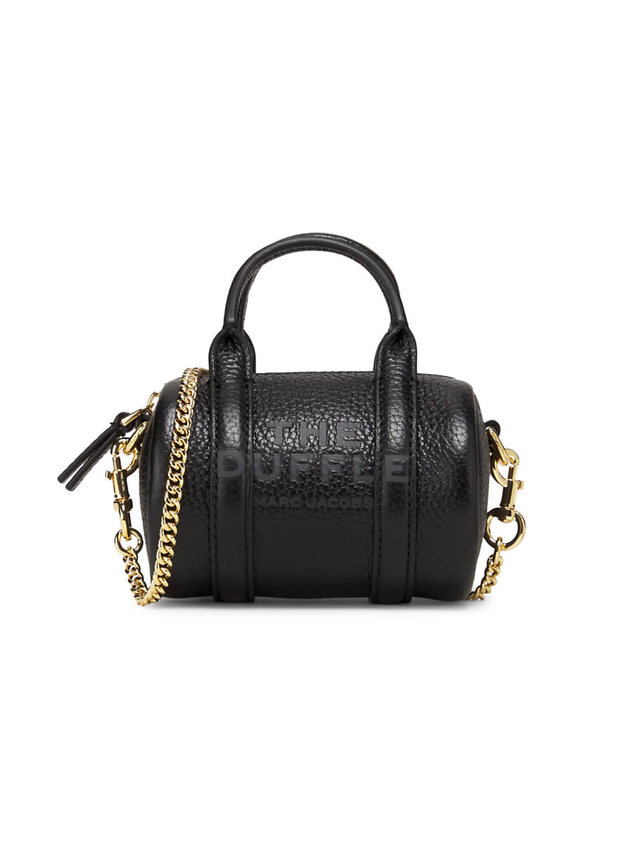 Women's Nano Duffle Leather Crossbody Bag - Black | Saks Fifth Avenue
