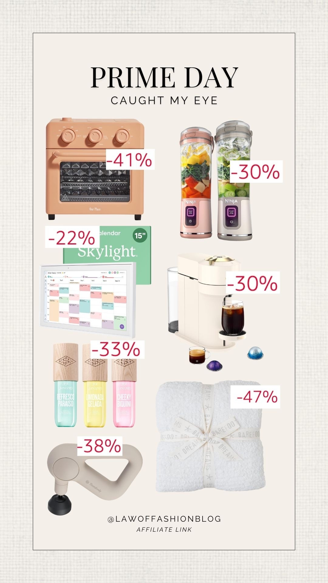Prime day finds Amazon prime day, kitchen finds, barefoot dreams blanket, skylight calendar, sol de janeiro, theragun

#LTKSaleAlert