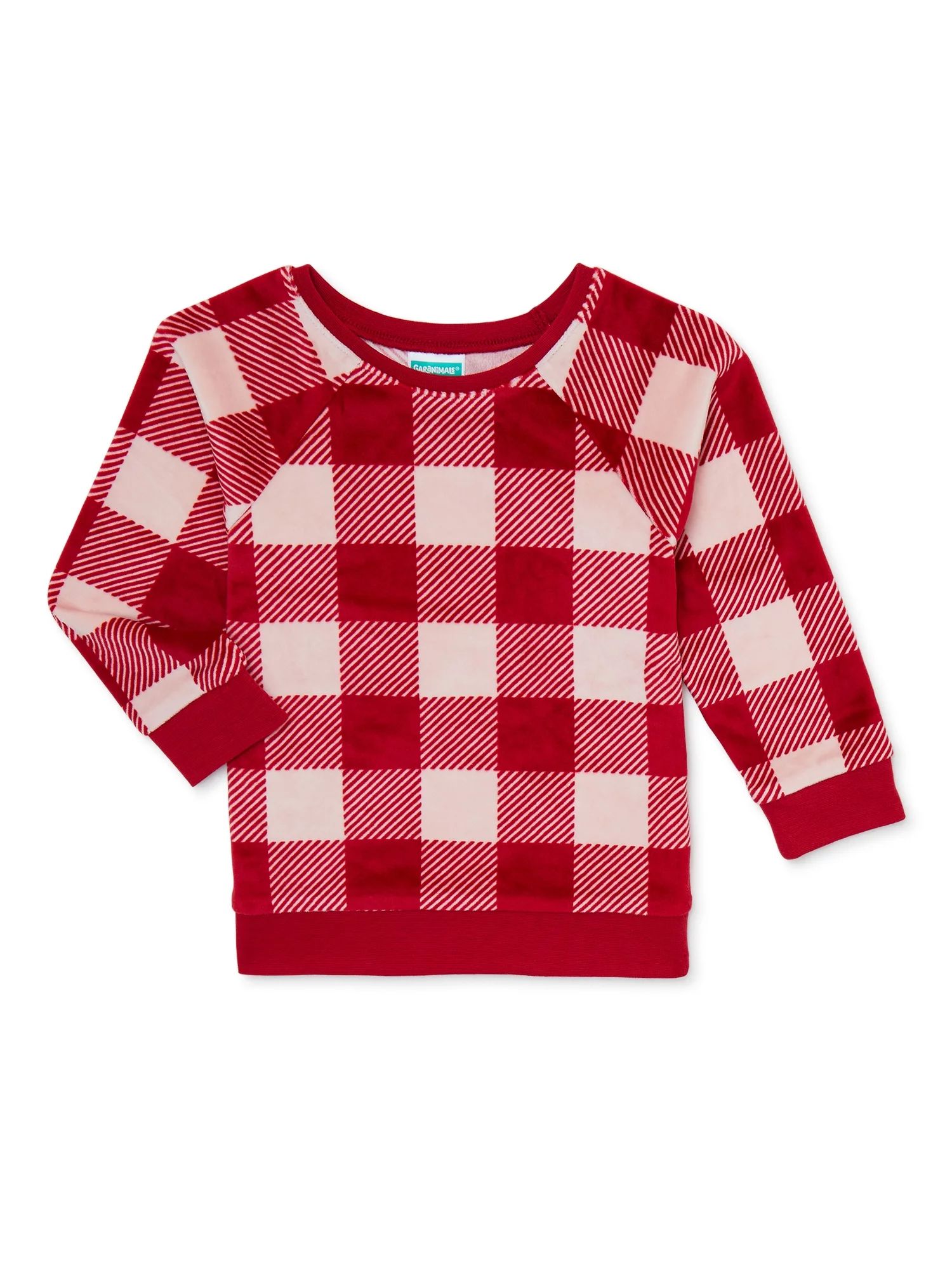 Garanimals Baby and Toddler Girls Velour Top with Long Sleeves, Sizes 12 Months-5T - Walmart.com | Walmart (US)