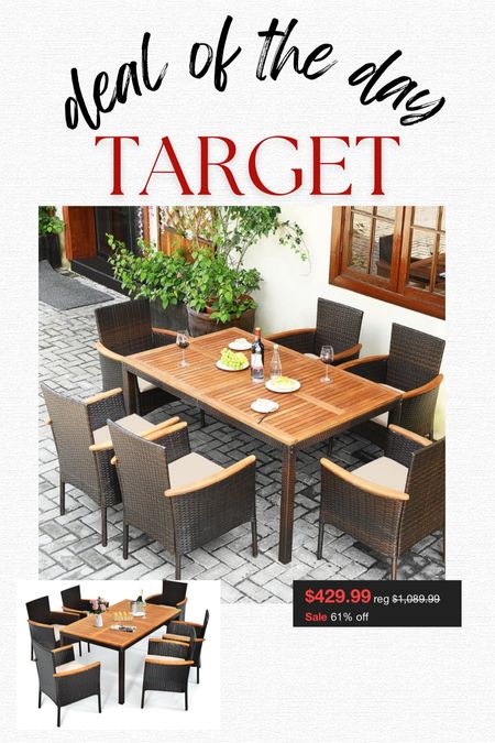 Target deals of the day on patio furniture! 