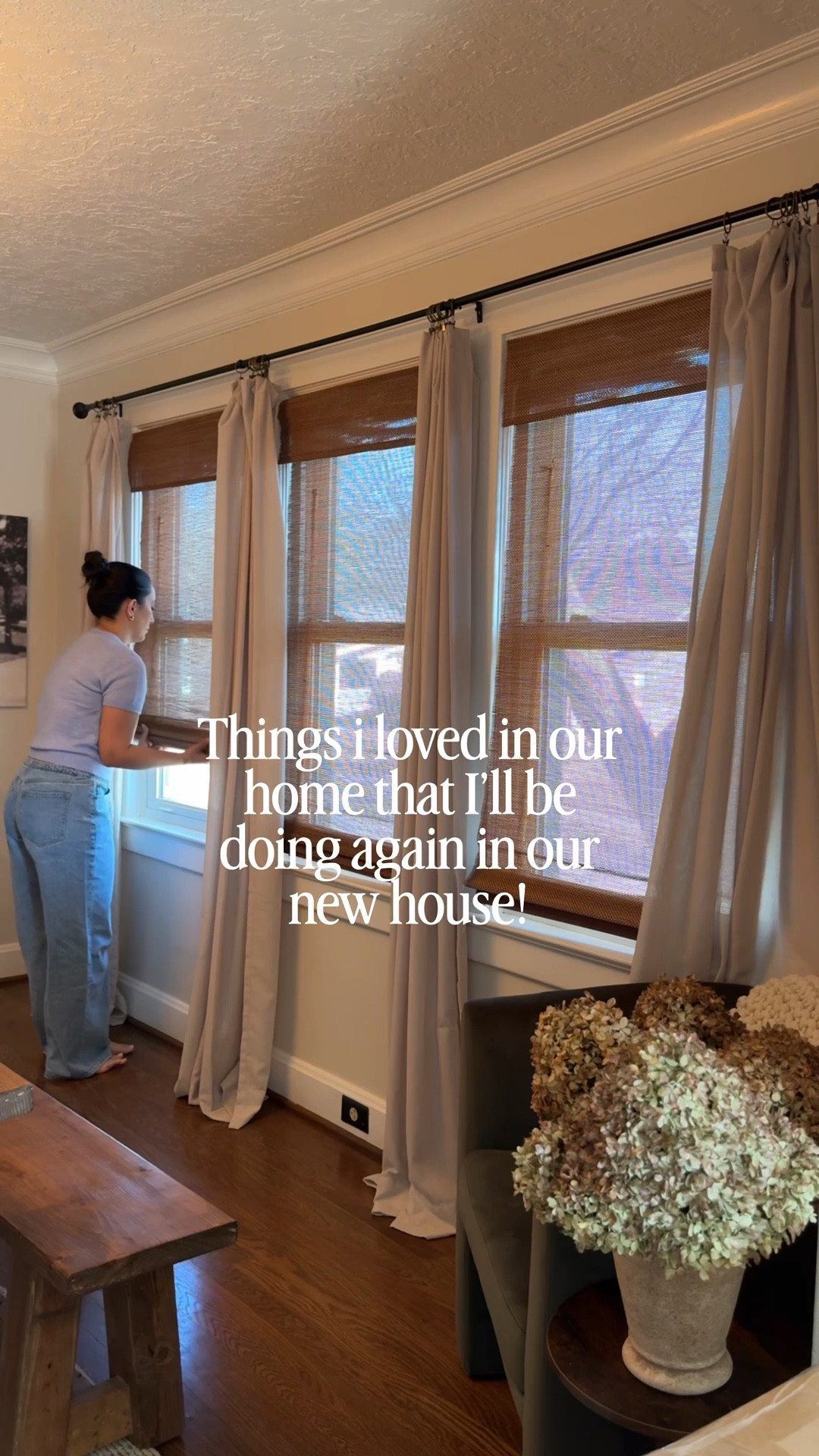 Home decor items I’ll be repeating in our new house!

Cordless bamboo shades (no drill and regular version)
Affordable linen curtains + curtain rings
The chicest luxe peel and stick wallpaper
Vintage prints inspired gallery wall ￼

#LTKmorningroutine #LTKHome