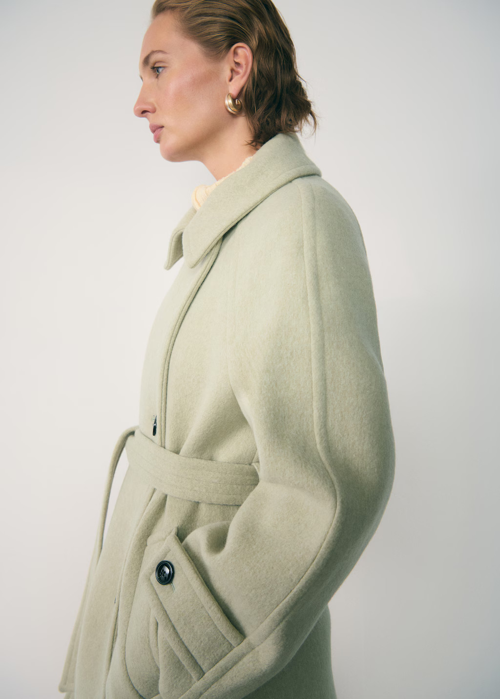 Woolen coat with belt - Women | MANGO USA | Mango (US/MX/AU)