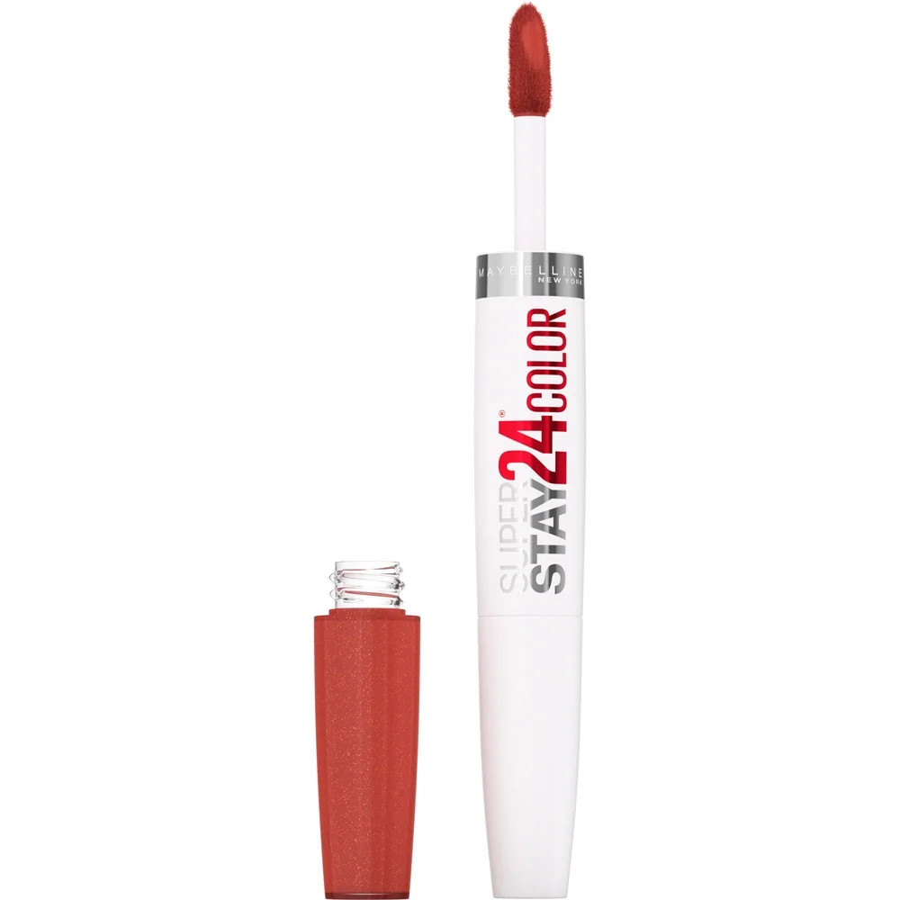 Maybelline Super Stay 24 2-Step Long Lasting Liquid Lipstick, Sultry Amber, 1 kit | Walmart (US)