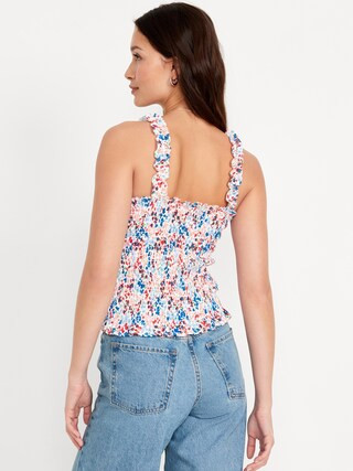 Fitted Smocked Top | Old Navy (CA)