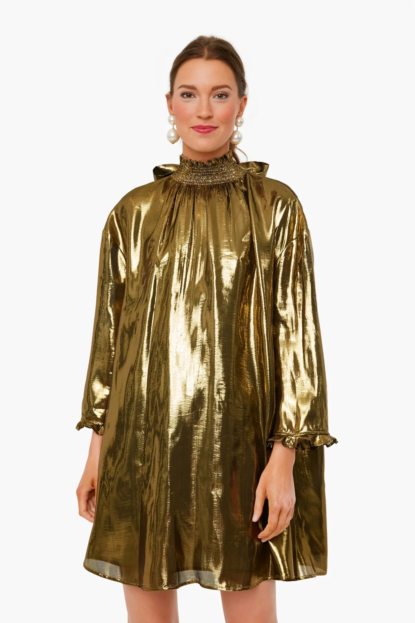 Gold Priya Dress | Tuckernuck (US)