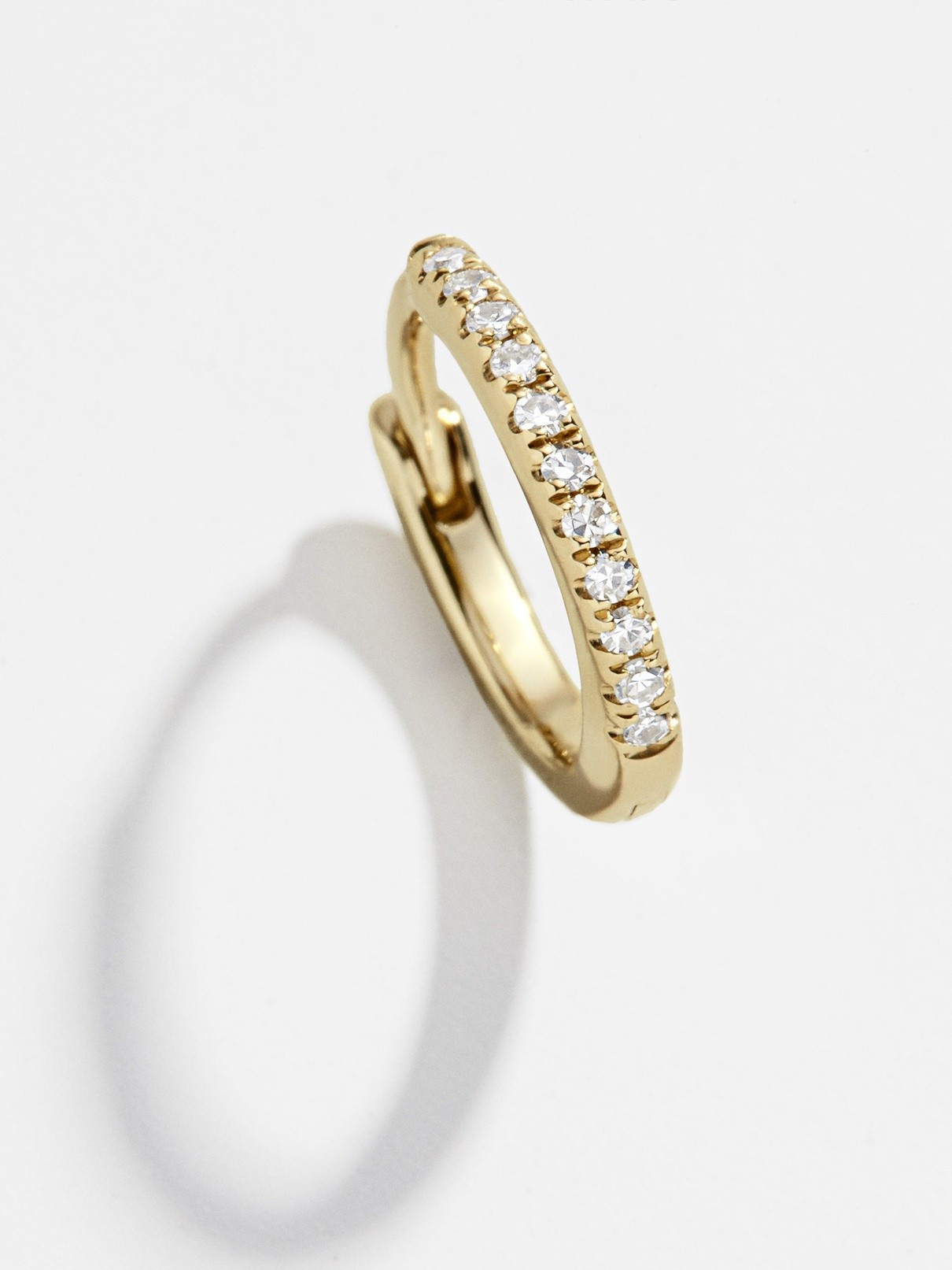Arabella Solid Gold Hoop | BaubleBar (US)