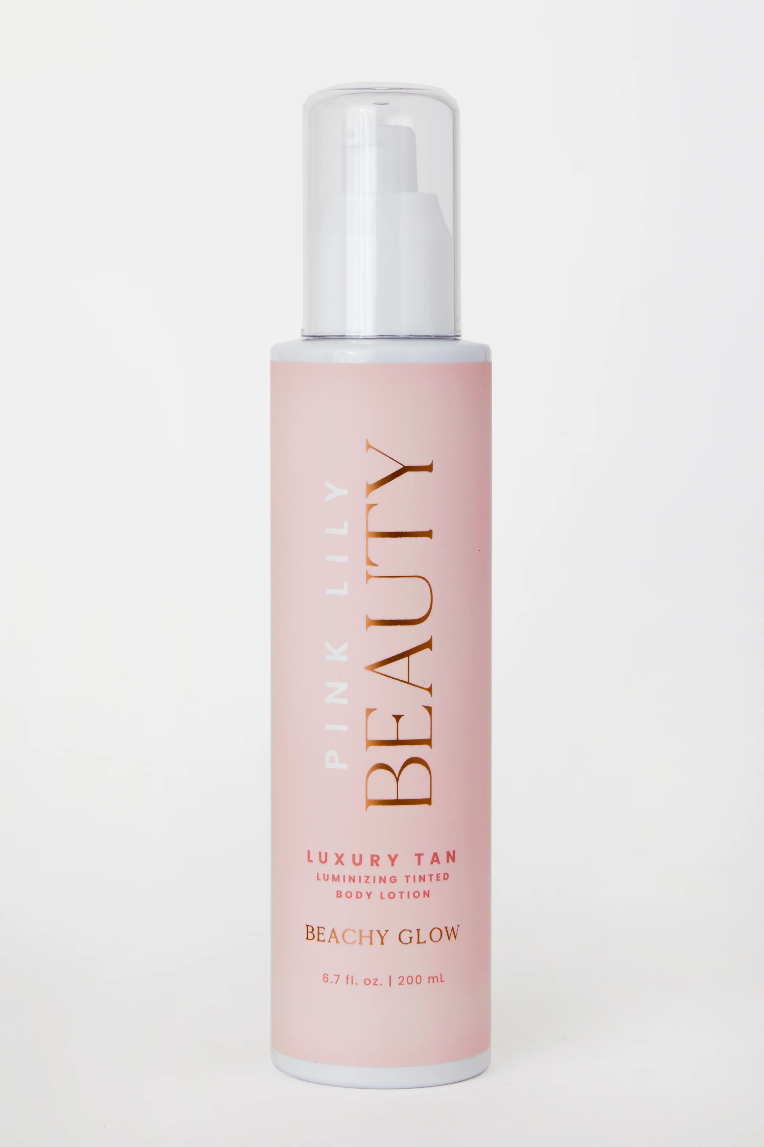 Pink Lily Luxury Tan Luminizing Body Lotion - Beachy Glow - Vegan and Cruelty Free | Pink Lily
