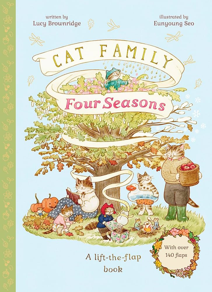 Cat Family Four Seasons: A Lift-the-Flap Book (with over 140 flaps) (The Cat Family) | Amazon (US)